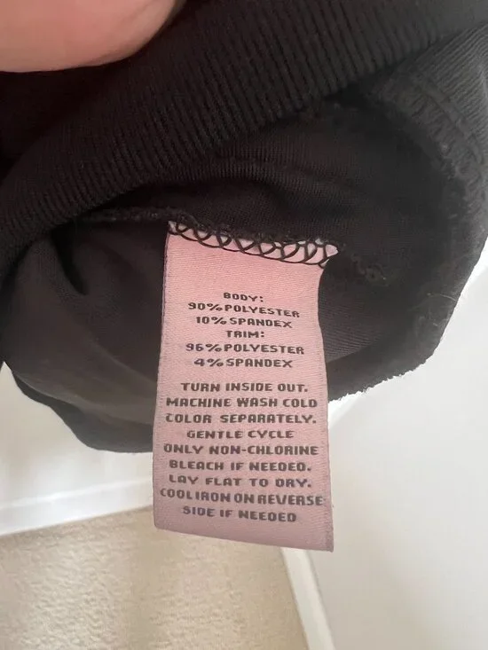 Juicy Couture Black Jacket With Sparkles Glitter Zip Up XL Y2k - Picture 6 of 10